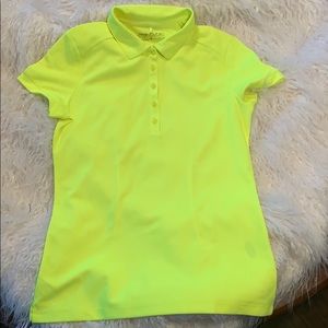 Nike Golf Shirt Bright Yellow